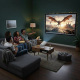 Smart Mini Projector with Bluetooth 5.0 & HD Display