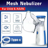 🌬️ Portable Mesh Nebulizer – Breathe Easy Anytime, Anywhere!