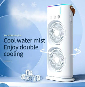 Portable Mini Air Cooler with Water &amp; Ice Cooling