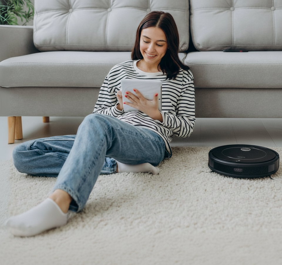 Smart Robot Vacuum Cleaner “Comes with a Warranty”